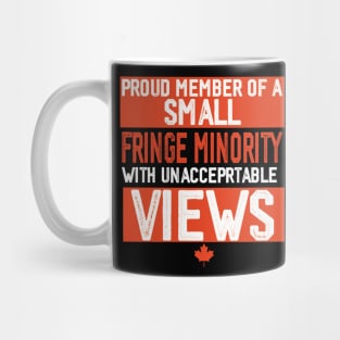 Retro Proud Member Of A Small Fringe Minority Mug